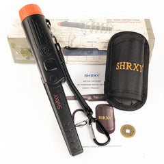 SHRXY Metal Detector Pointer TRX Pinpoint GPII Waterproof Hand Held Static Induction with 9V USB Rechargeable Battery