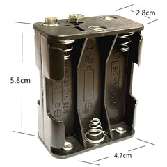 Metal Detector Battery Holder 9V 6 Cell Penlight Holder for Whites 6000D Tesoro Metal Detectors