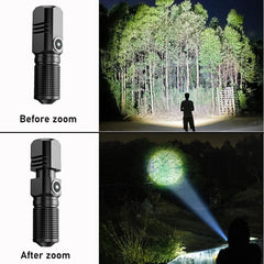 10000 Lumens Mini Powerful Led Flashlight 3 Modes Usb Rechargeable Flash Light Torch Lamp Flashlights
