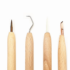 Conservator Cleaning Restoration Pencils High hardness cleaning bamboo sticks for coins and artifacts-Pencil Set