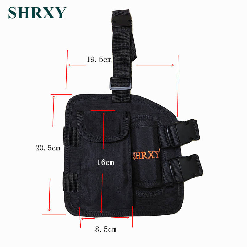 NEWST SHRXY Pinpointing Metal Detector Drop Leg Pouch Holster for Pin Pointers Metal Detector Xp Pointer ProFind Bag
