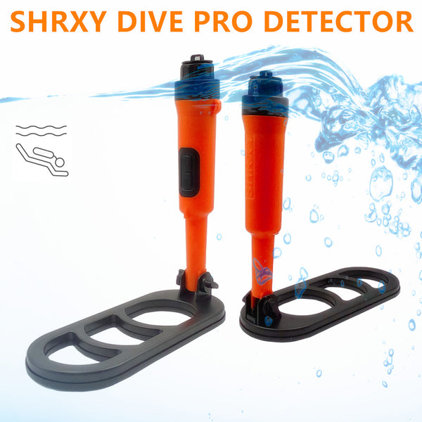 Waterproof Dive Metal Detector Folding Version Pulse Coil Underwater Pulse Scan Pinpointer Scuba Detecting