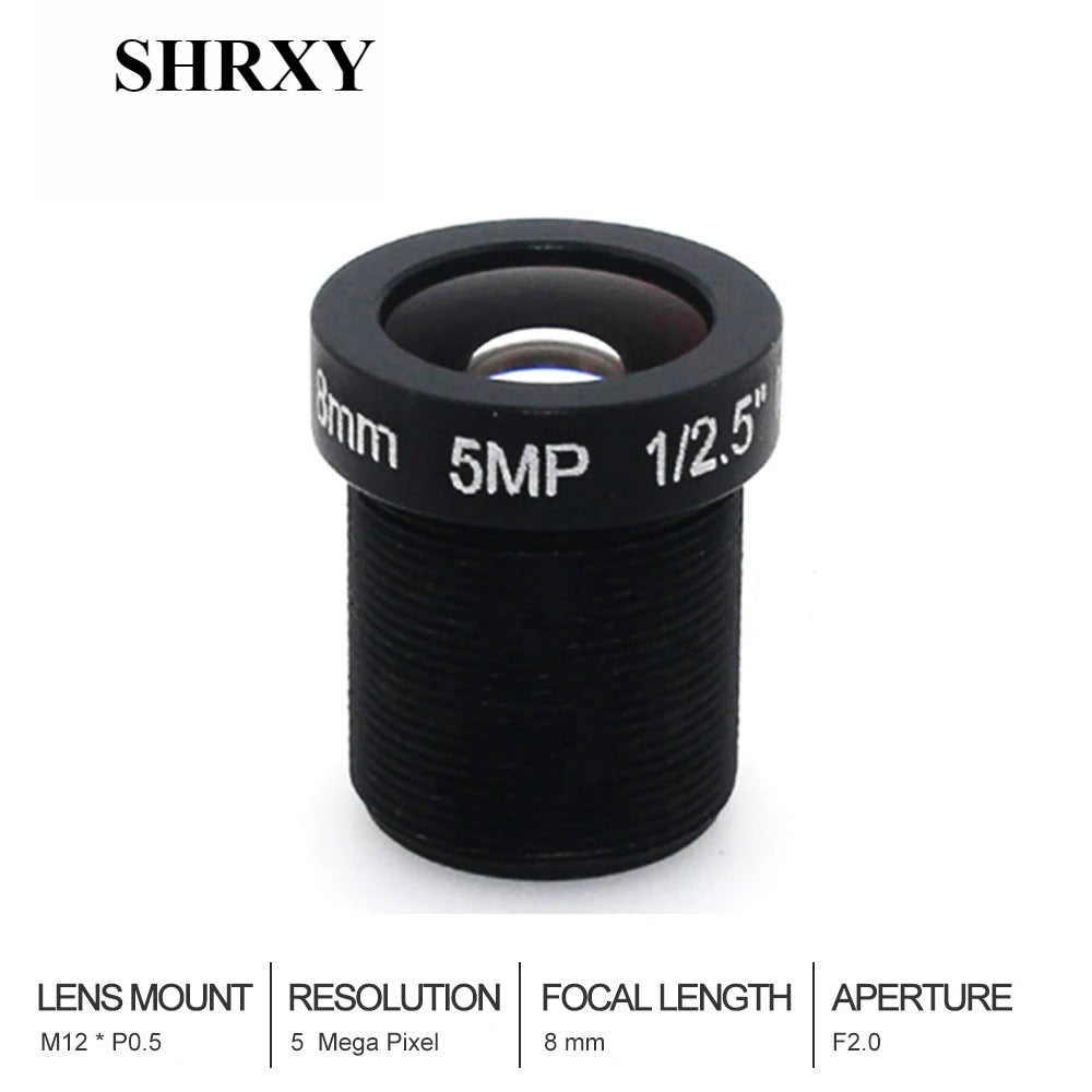shrxy Optical Lenses Camera Lens for Surveillance Security IP Cam