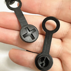 Metal Detectors Headphone Connector Tether and Dust Cover for Minelab Equinox Series 8005-0105 1set