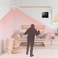 Burglar Alarms Wireless PIR Motion Detector Human Body Infrared Home Security Burglar Alarm Sensor 433Mhz for Anti-Theft Panel
