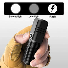 10000 Lumens Mini Powerful Led Flashlight 3 Modes Usb Rechargeable Flash Light Torch Lamp Flashlights