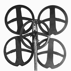 Metal Detectors Standard 9” Round DD Search Coil Cover Skid Plat for XP Deus Older Version D02