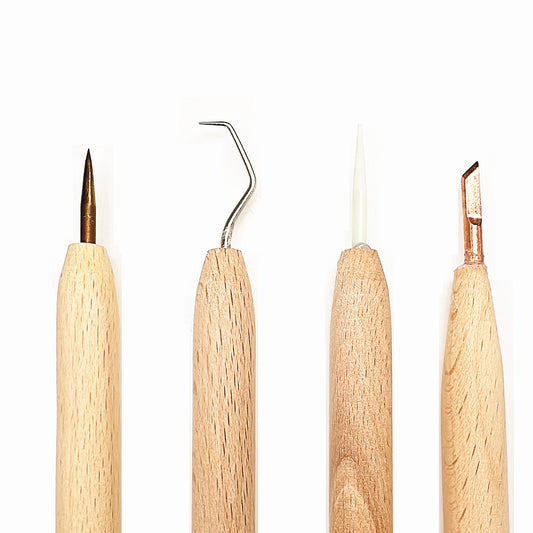 Conservator Cleaning Restoration Pencils High hardness cleaning bamboo sticks for coins and artifacts-Pencil Set