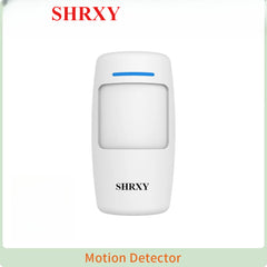 Burglar Alarms Wireless PIR Motion Detector Human Body Infrared Home Security Burglar Alarm Sensor 433Mhz for Anti-Theft Panel